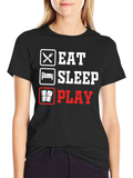 Eat Sleep Play Dice Gamer T-Shirt