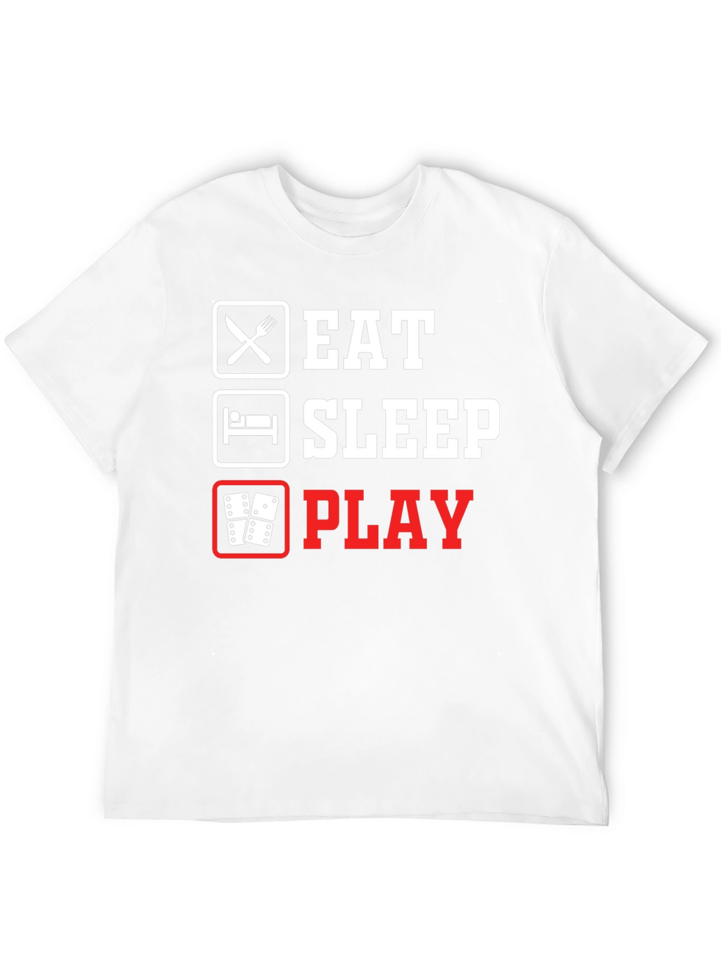 Eat Sleep Play Dice Gamer T-Shirt