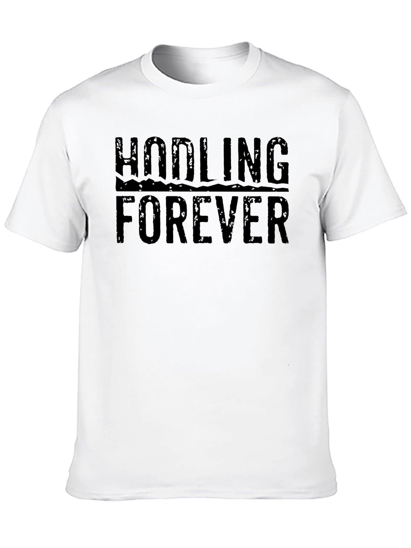 HODLING FOREVER Black T-Shirt