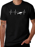 Fitness Heartbeat Graphic Tee