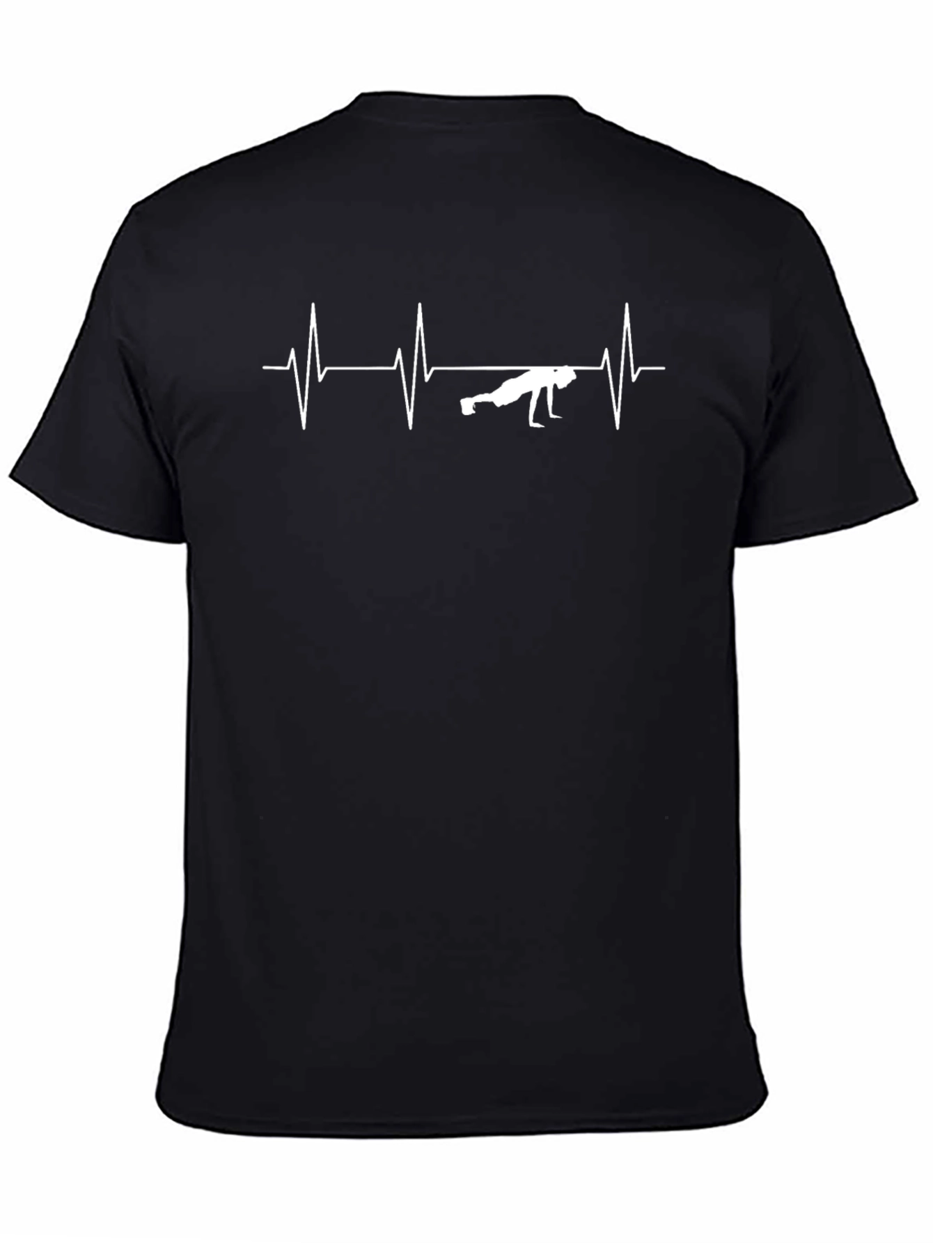 Fitness Heartbeat Graphic Tee
