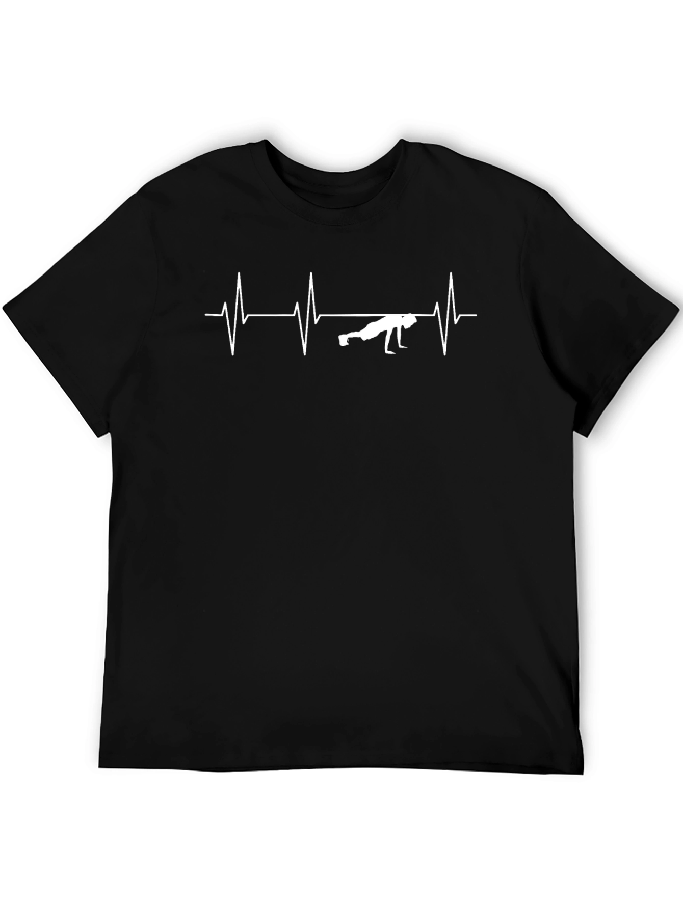 Fitness Heartbeat Graphic Tee