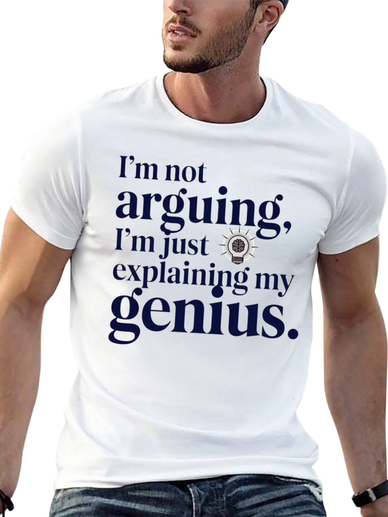 Genius Explanation Graphic Tee - Mens