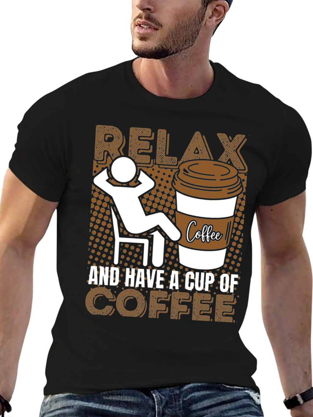 Relax and Have a Cup of Coffee Graphic Tee