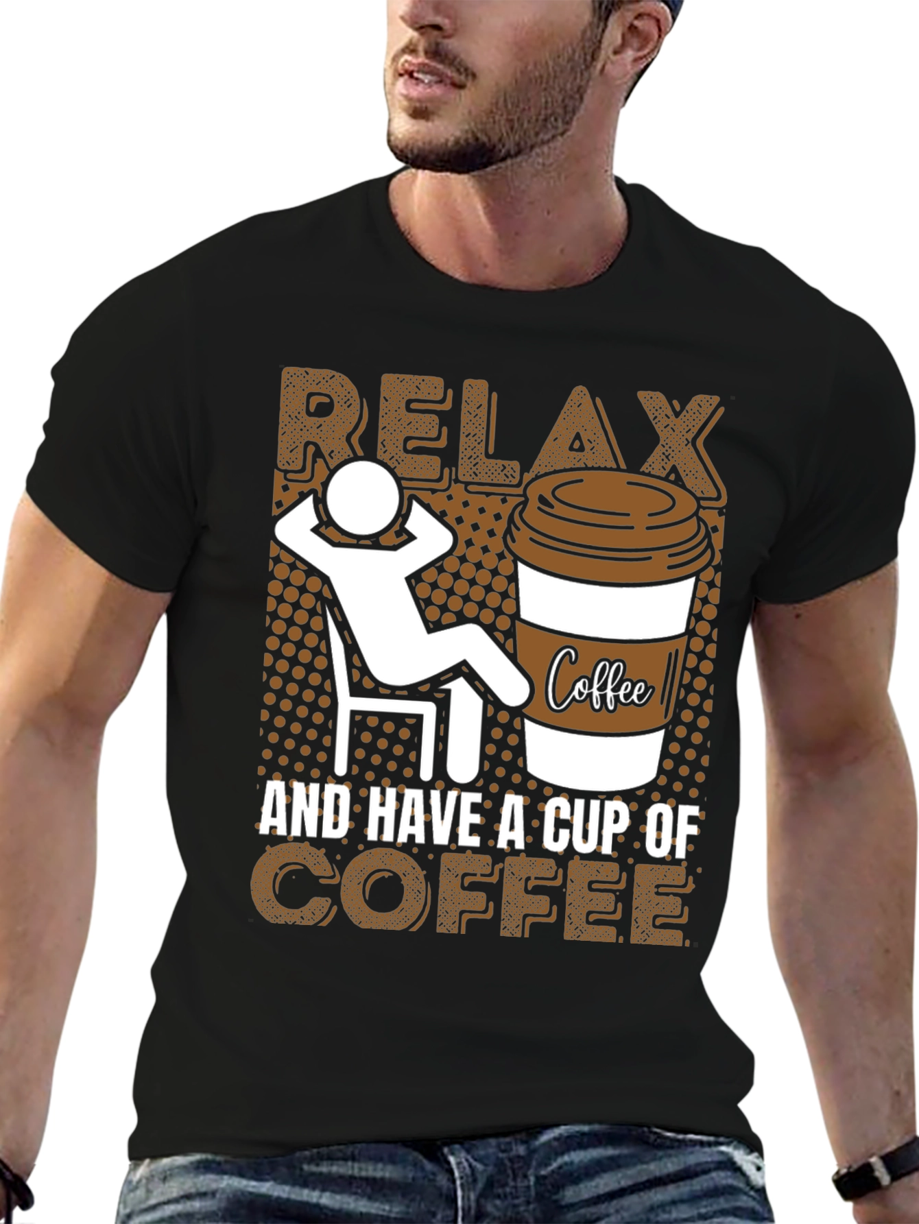 Relax and Have a Cup of Coffee Graphic Tee