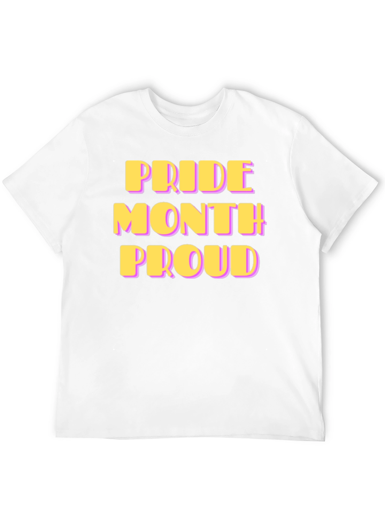 Pride Month Proud T-Shirt - Black