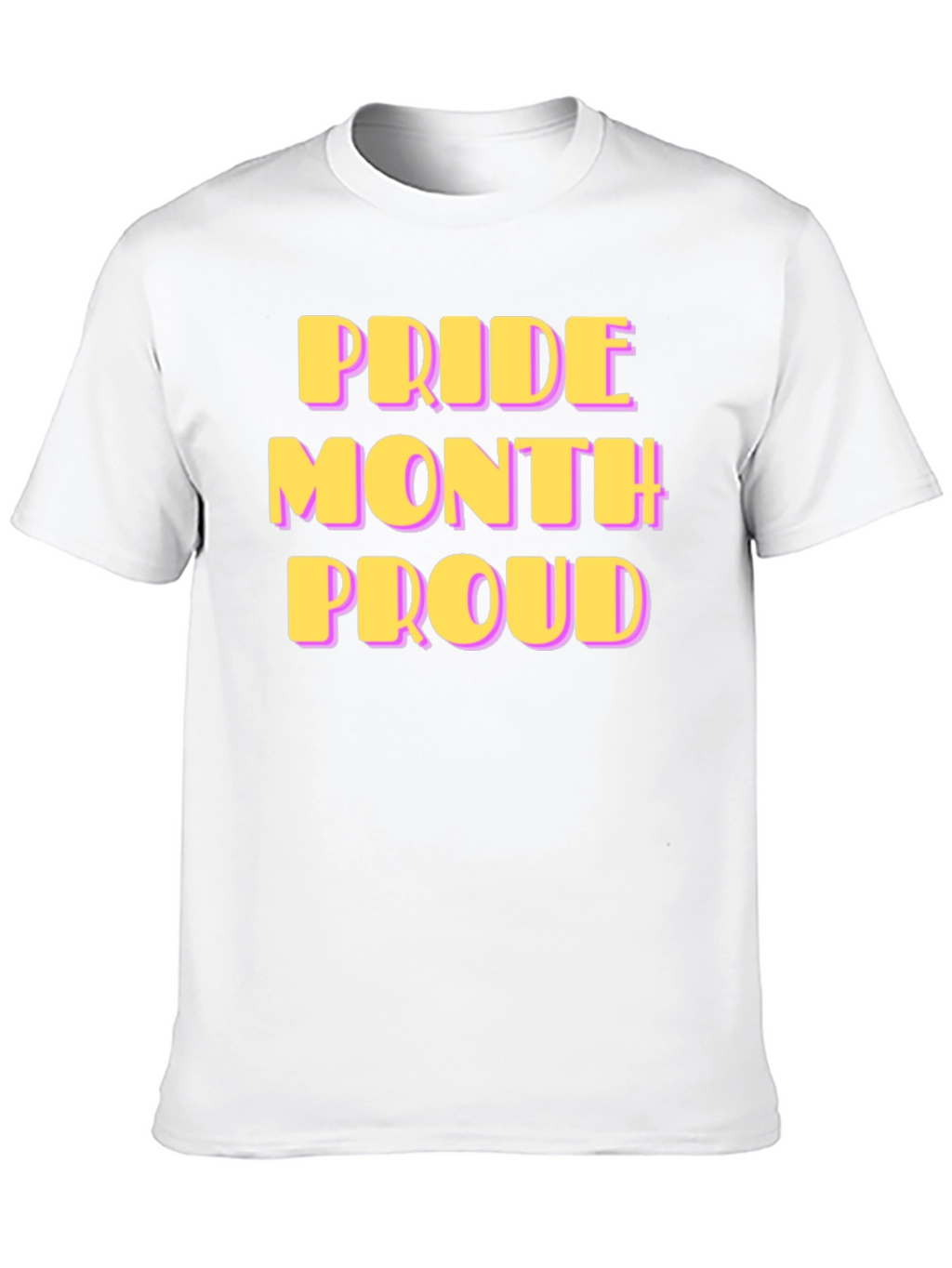 Pride Month Proud T-Shirt - Black