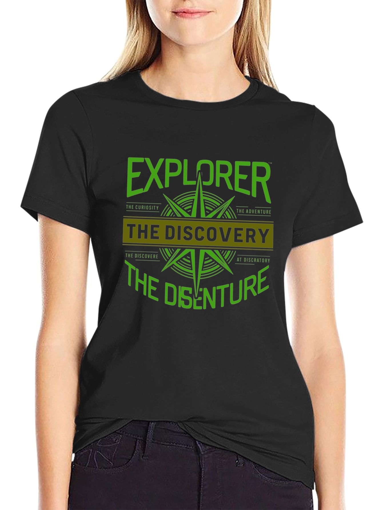 Explorer Adventure Seeker Black T-Shirt