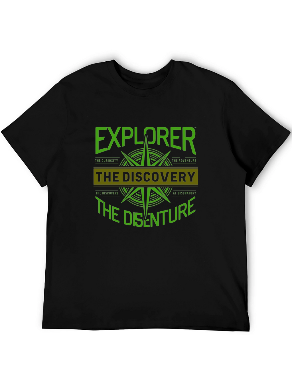 Explorer Adventure Seeker Black T-Shirt