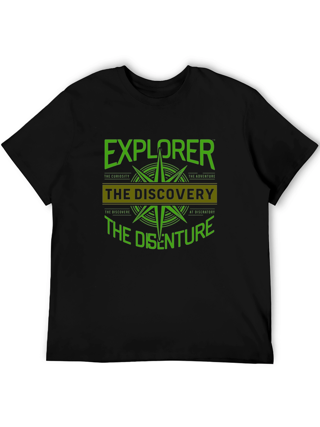 Explorer Adventure Seeker Black T-Shirt