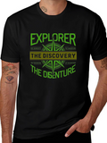 Explorer Adventure Seeker Black T-Shirt