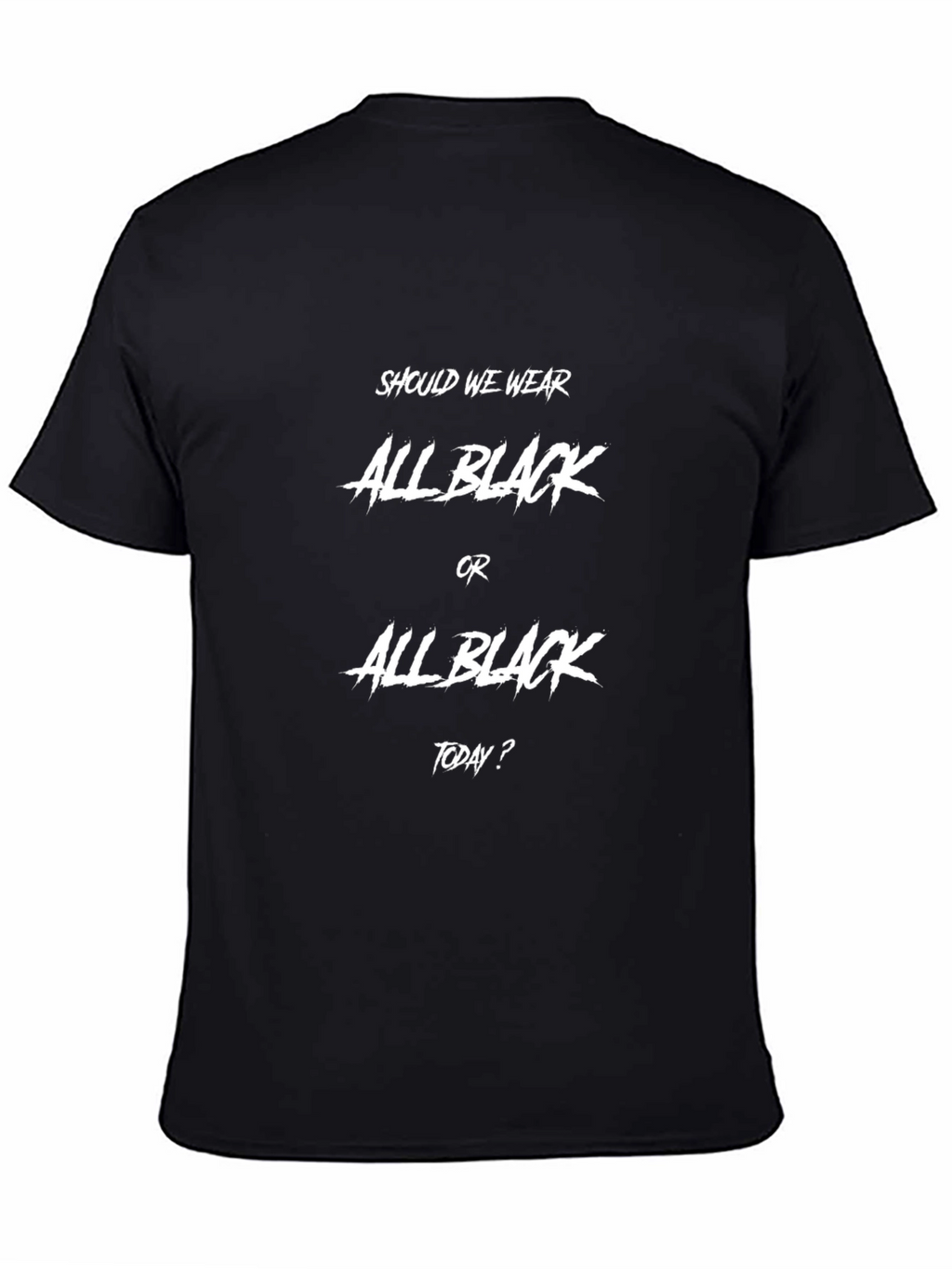 All Black Graphic T-Shirt