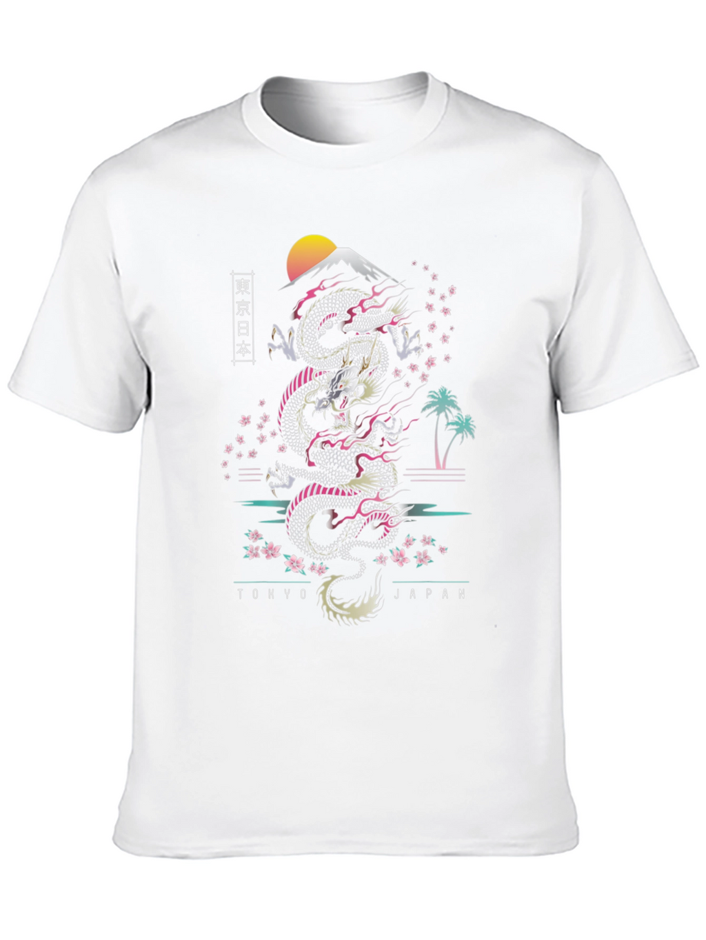 Tokyo Japan Dragon Graphic T-Shirt