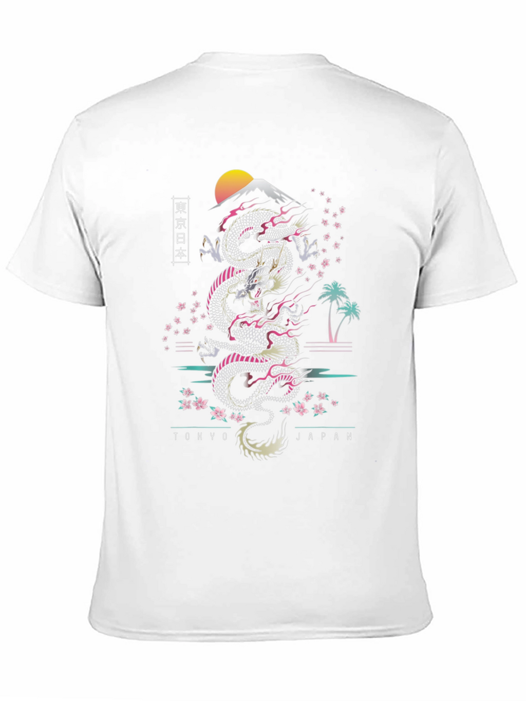 Tokyo Japan Dragon Graphic T-Shirt