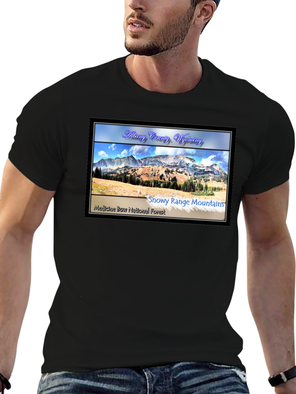Albany County Wyoming Graphic T-Shirt