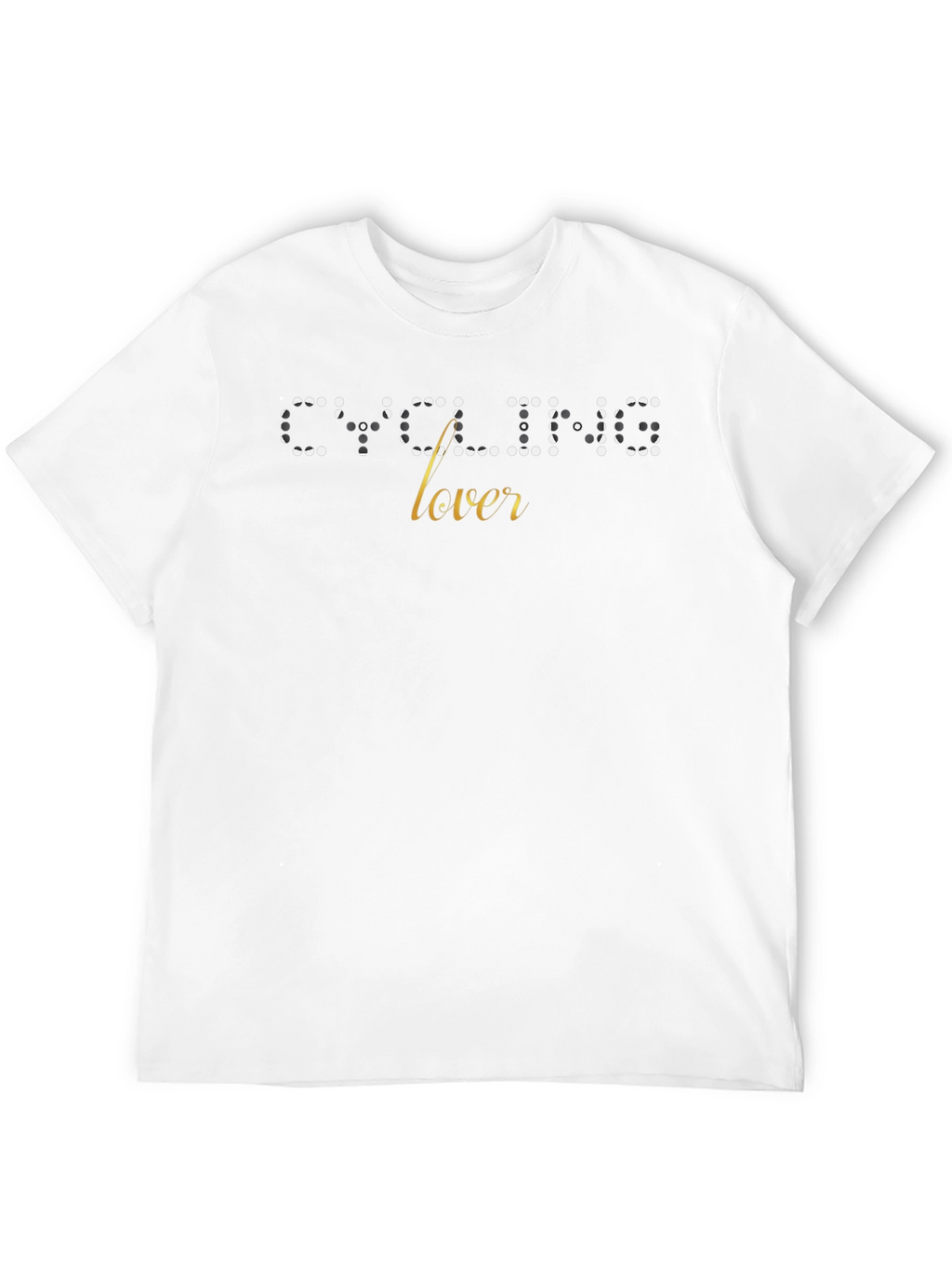 Cycling Lover Black Graphic Tee