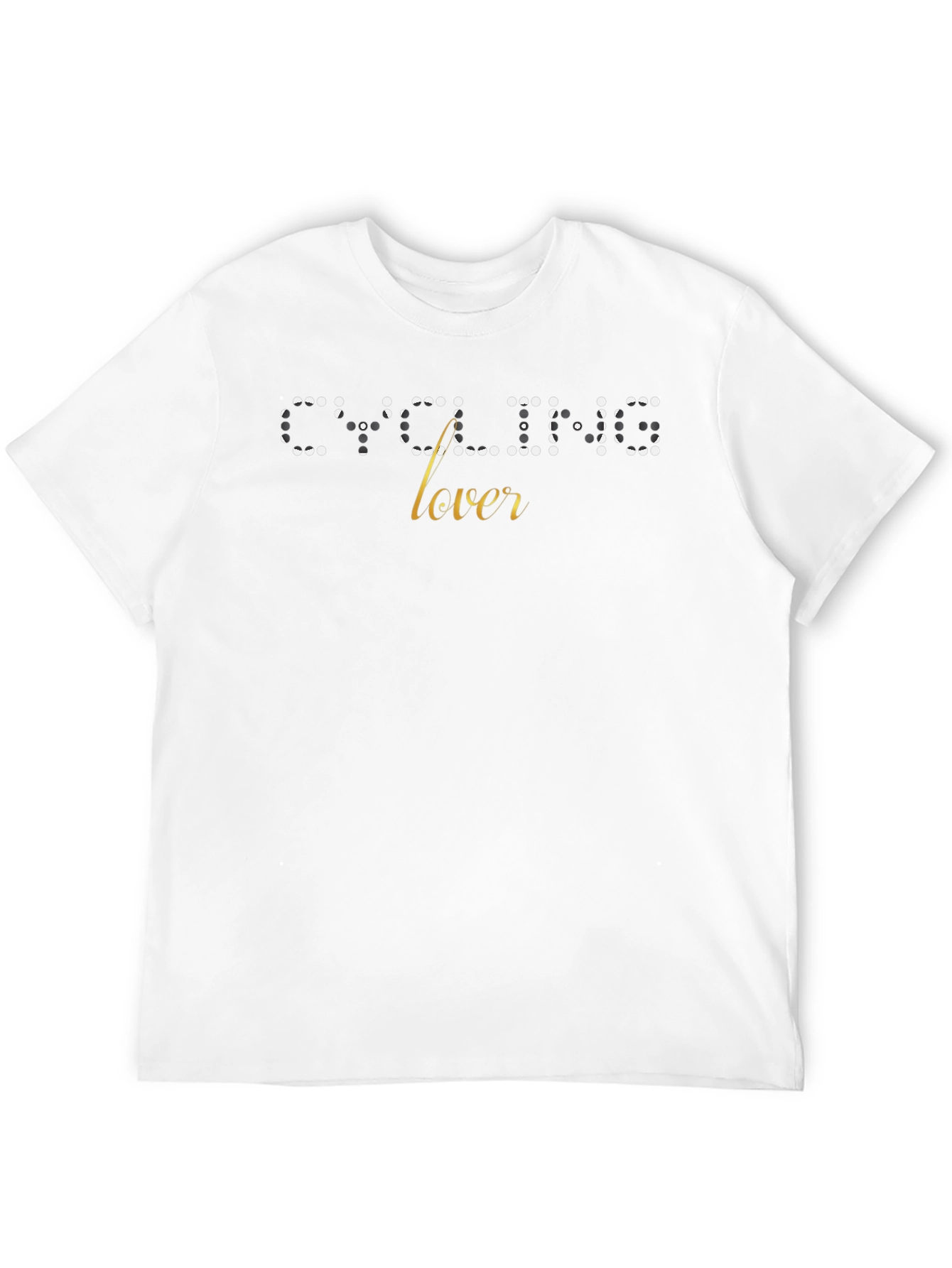 Cycling Lover Black Graphic Tee