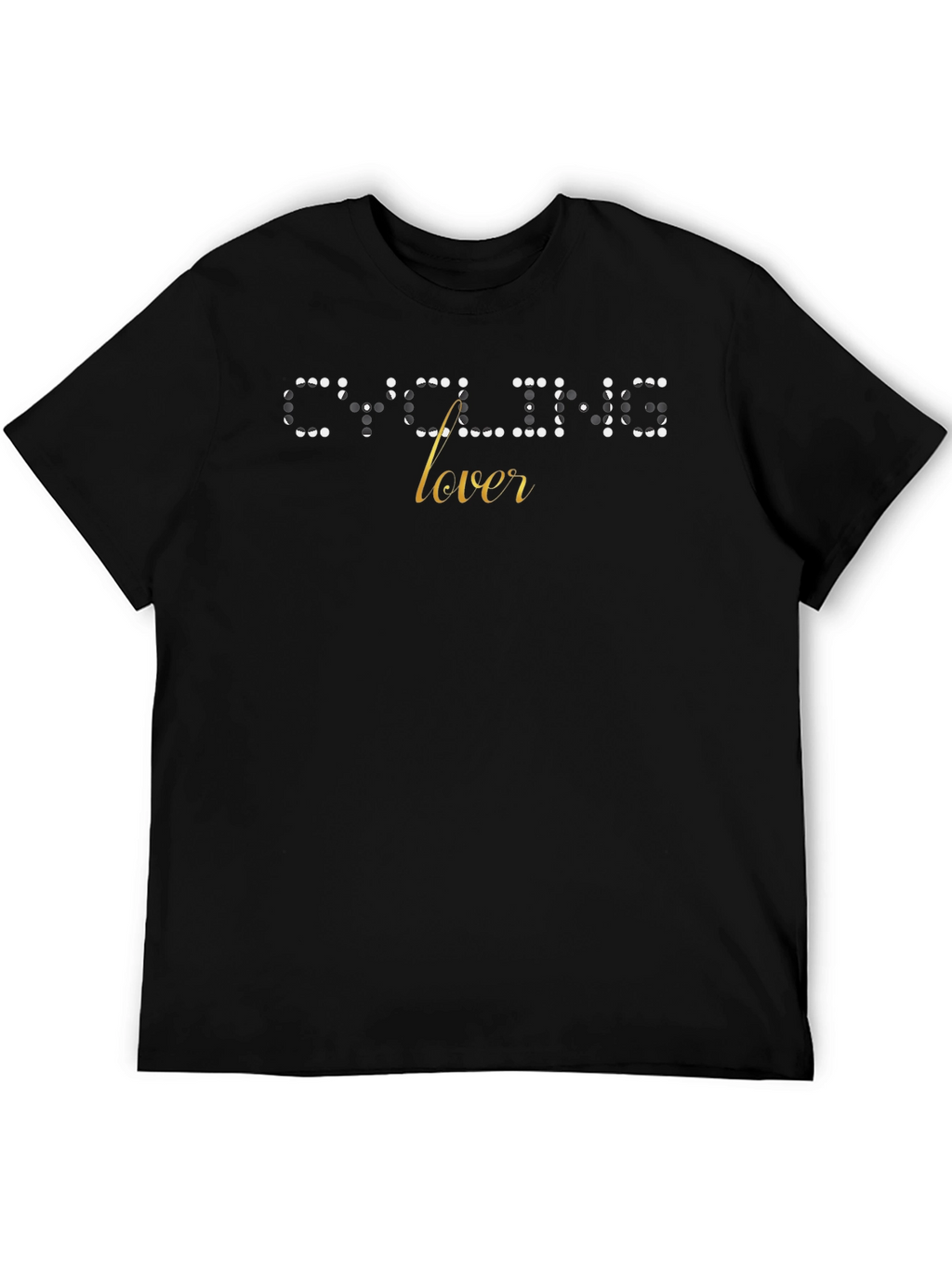 Cycling Lover Black Graphic Tee