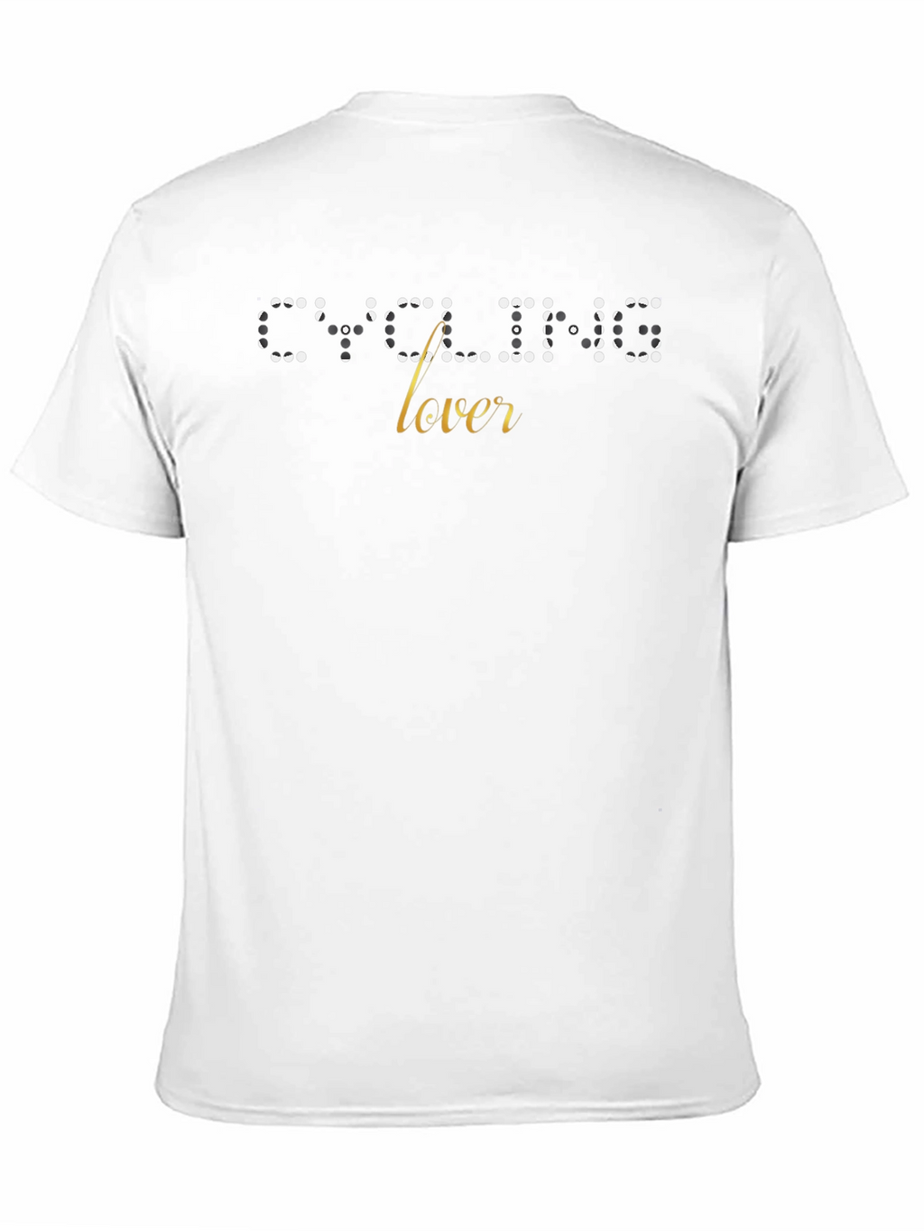 Cycling Lover Black Graphic Tee