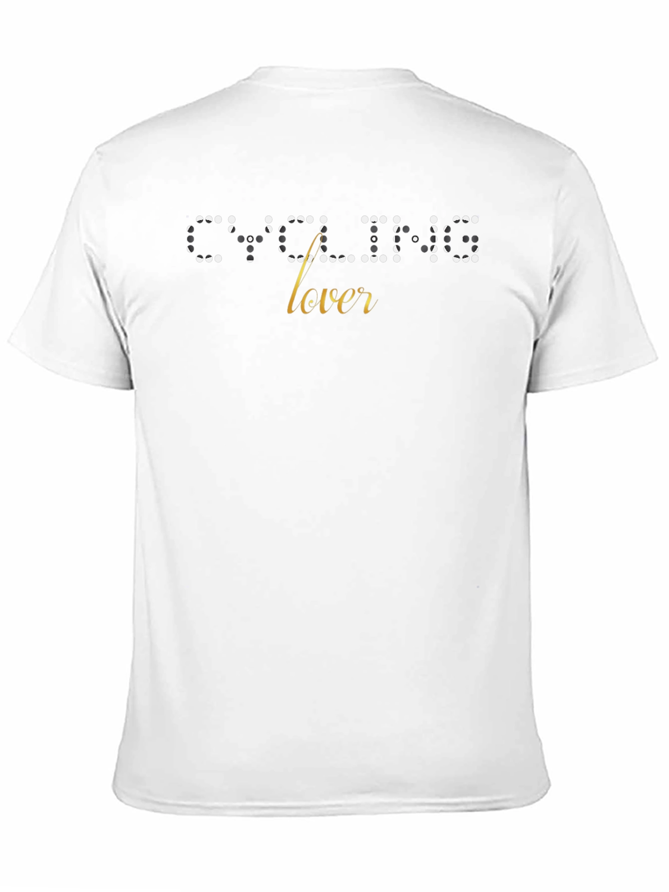 Cycling Lover Black Graphic Tee
