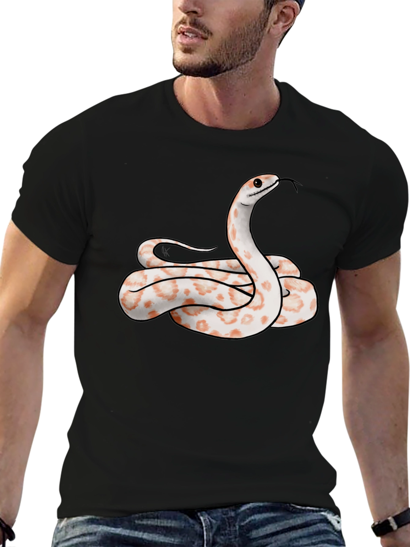Snake Graphic Tee - Cool Reptile Design T-Shirt