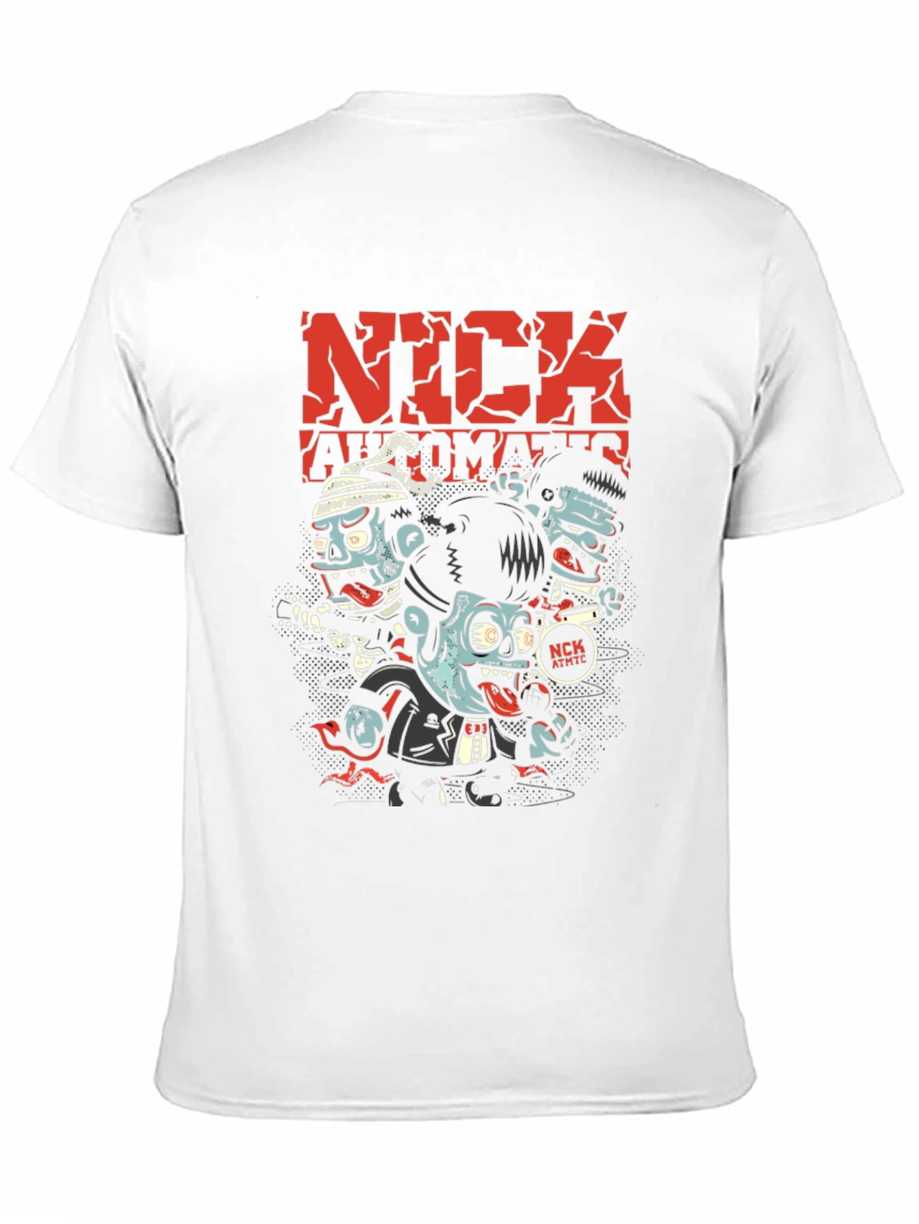 Nick Automatic Zombie Band Black T-Shirt