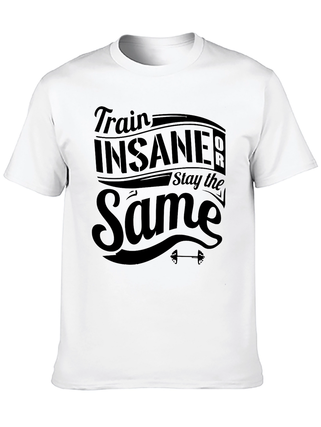 Train Insane Black T-Shirt - Fitness Apparel