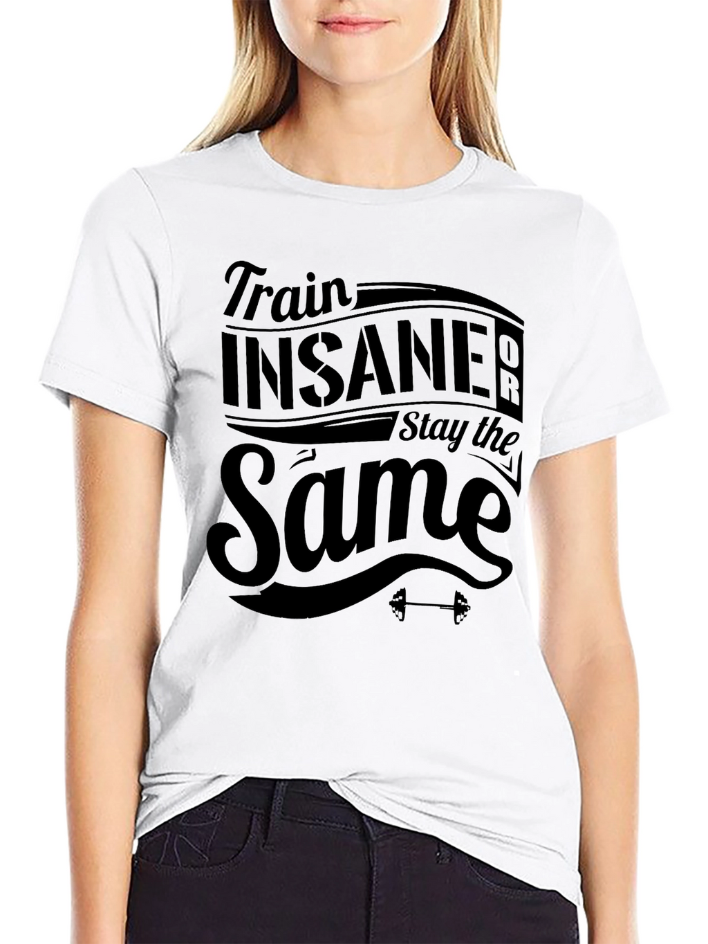 Train Insane Black T-Shirt - Fitness Apparel