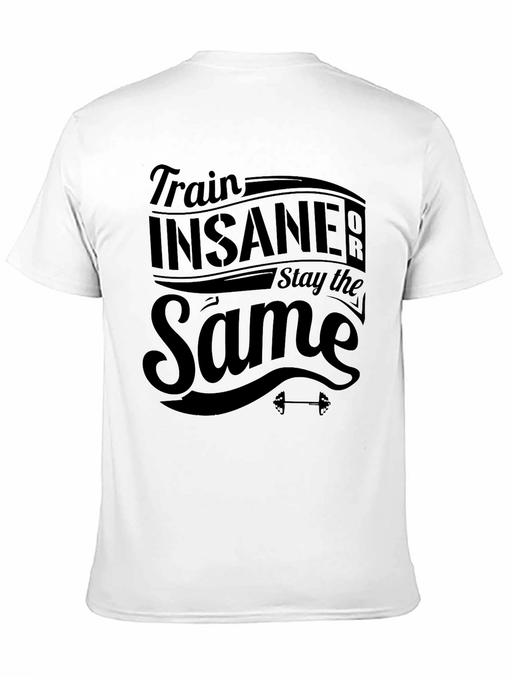 Train Insane Black T-Shirt - Fitness Apparel