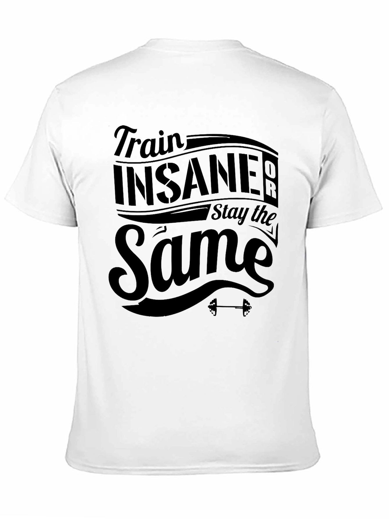 Train Insane Black T-Shirt - Fitness Apparel