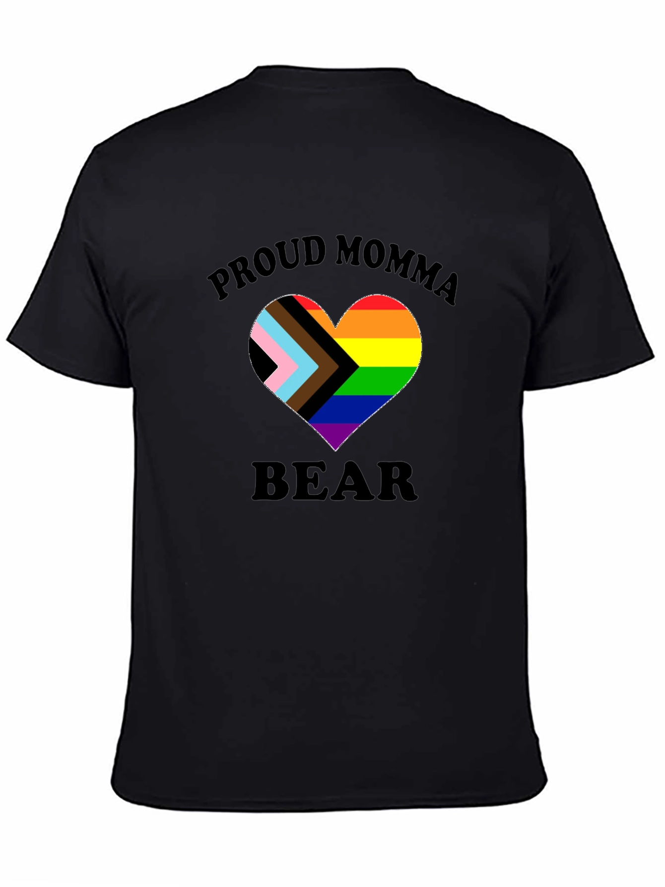 Proud Momma Bear LGBTQ+ Heart T-Shirt