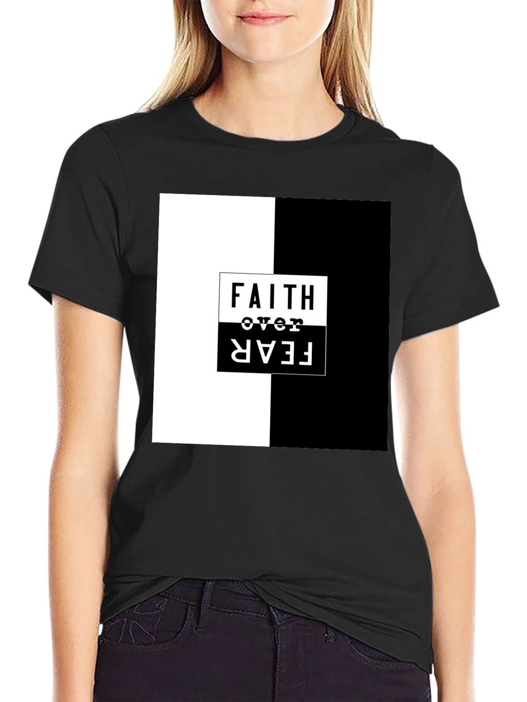 Faith Over Fear Graphic Tee - Menswear