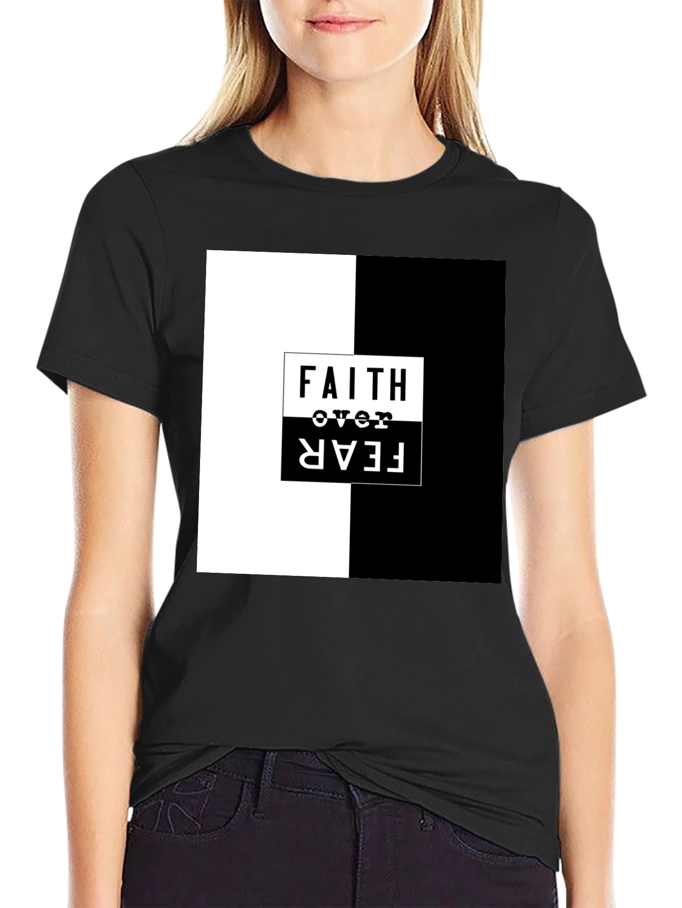 Faith Over Fear Graphic Tee - Menswear