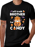 Halloween Brother Candy Trade T-Shirt