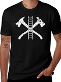 Firefighter Axes & Ladder T-Shirt