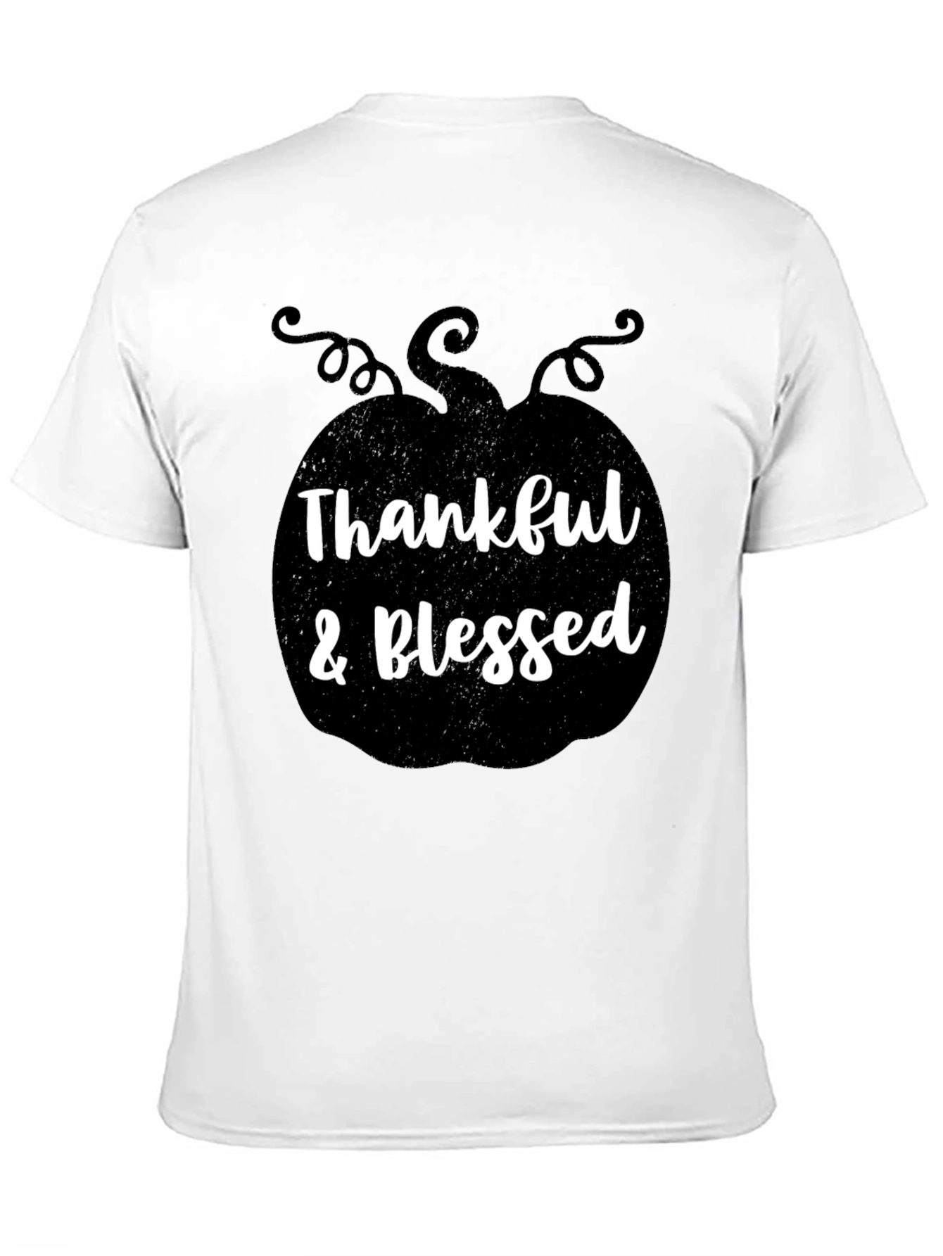 Thankful & Blessed Pumpkin Graphic Tee