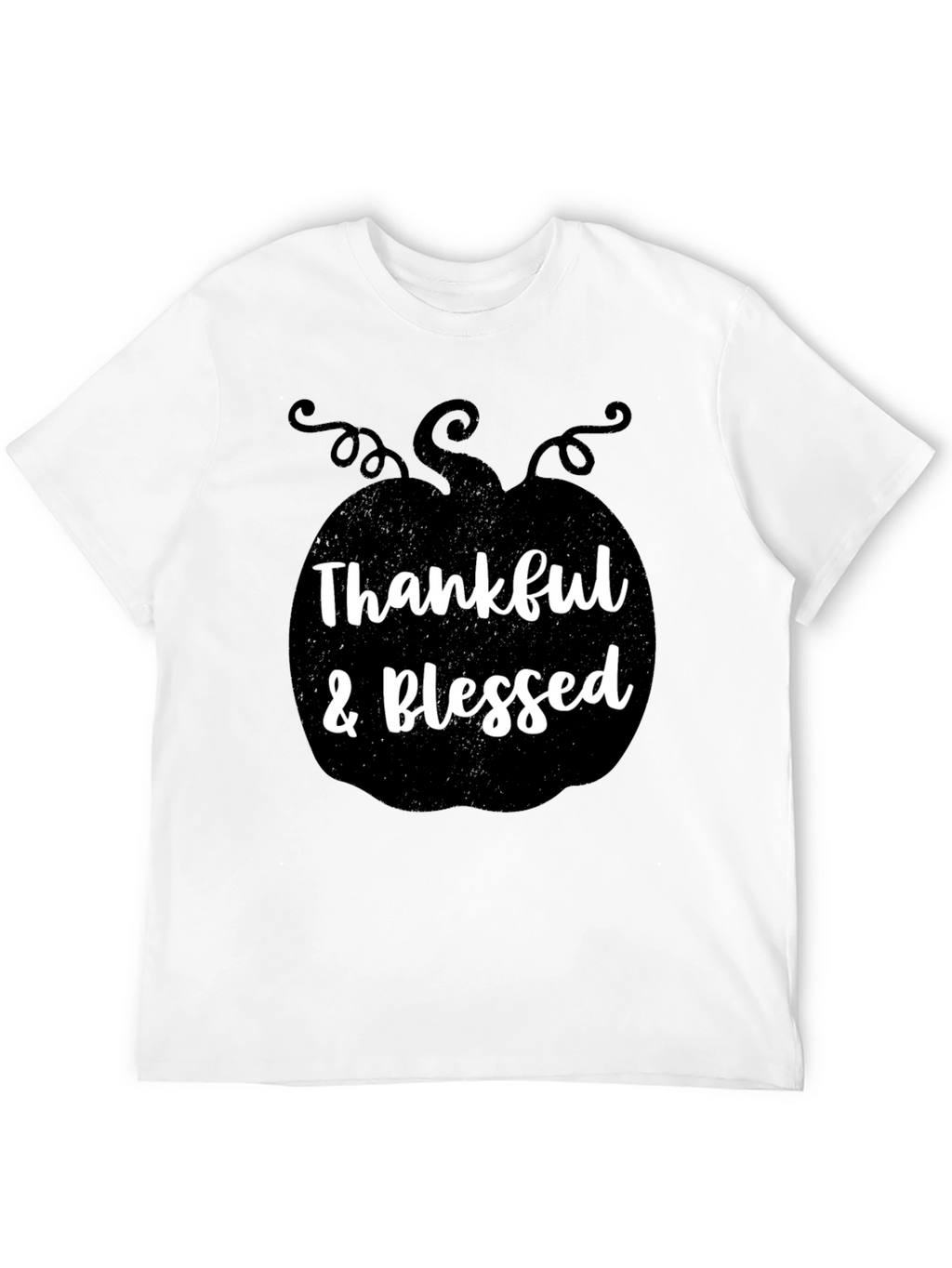 Thankful & Blessed Pumpkin Graphic Tee