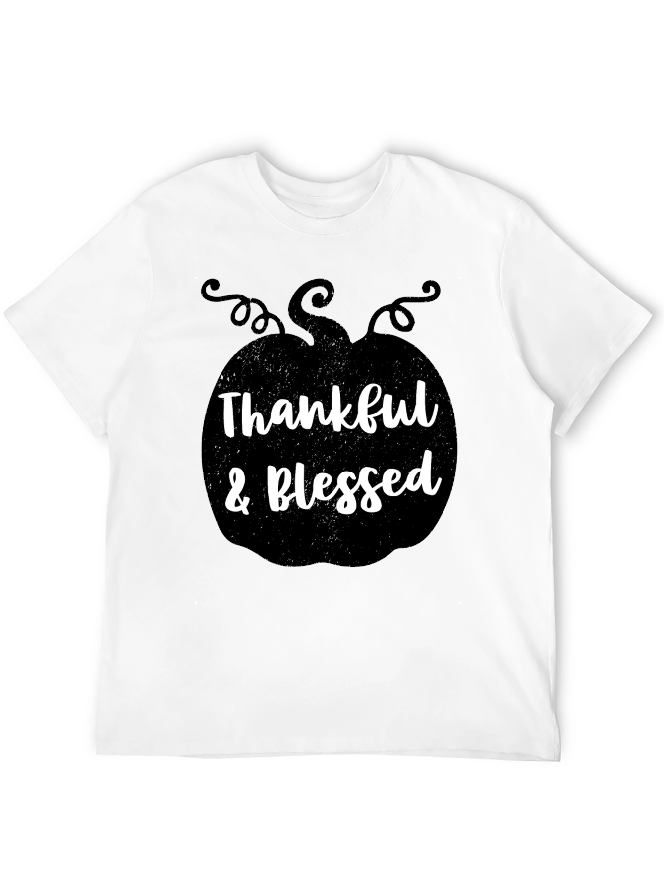 Thankful & Blessed Pumpkin Graphic Tee