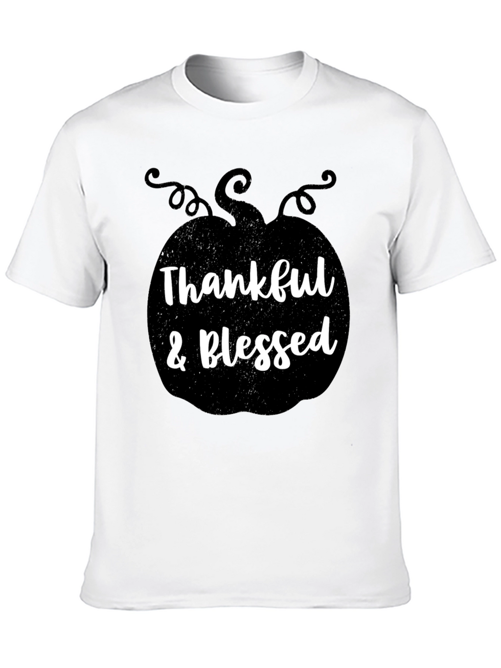 Thankful & Blessed Pumpkin Graphic Tee