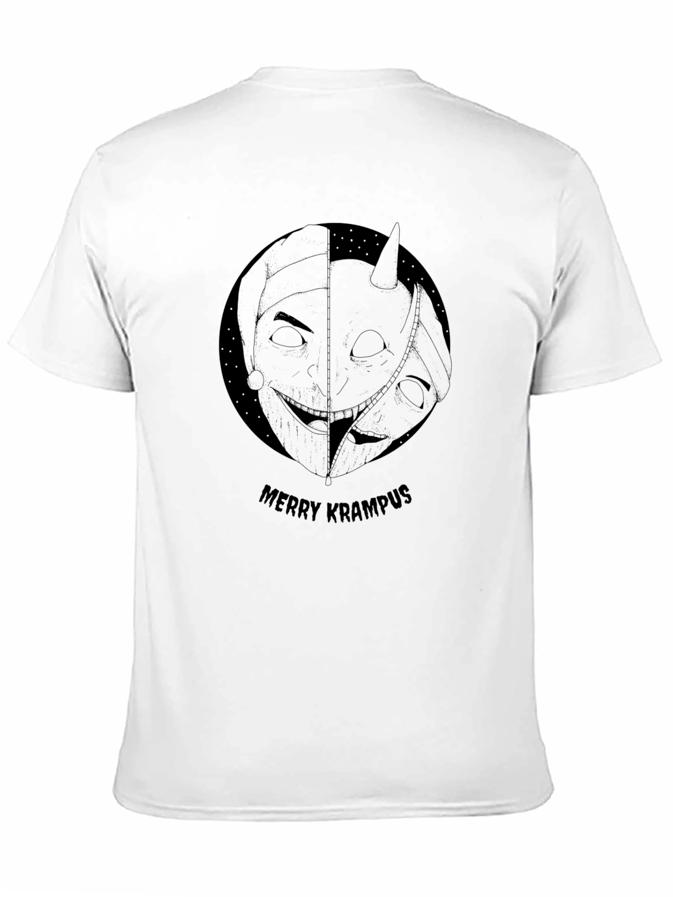 Merry Krampus Graphic Tee - Holiday Horror