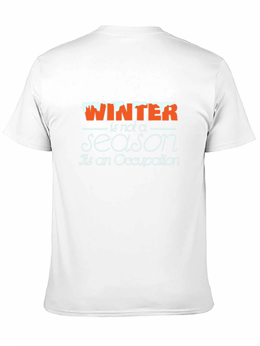 Winter Occupation Black Graphic Tee