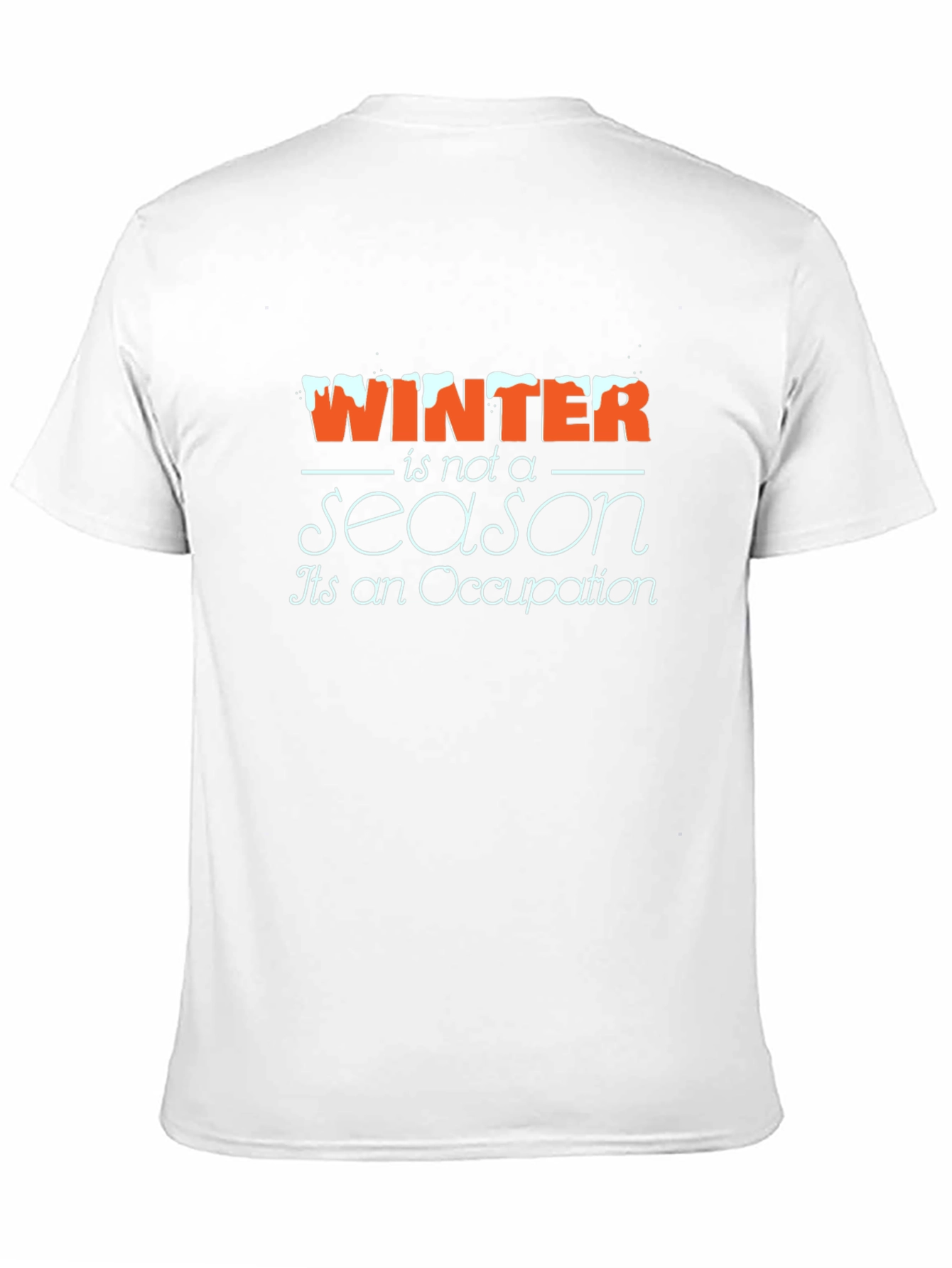 Winter Occupation Black Graphic Tee