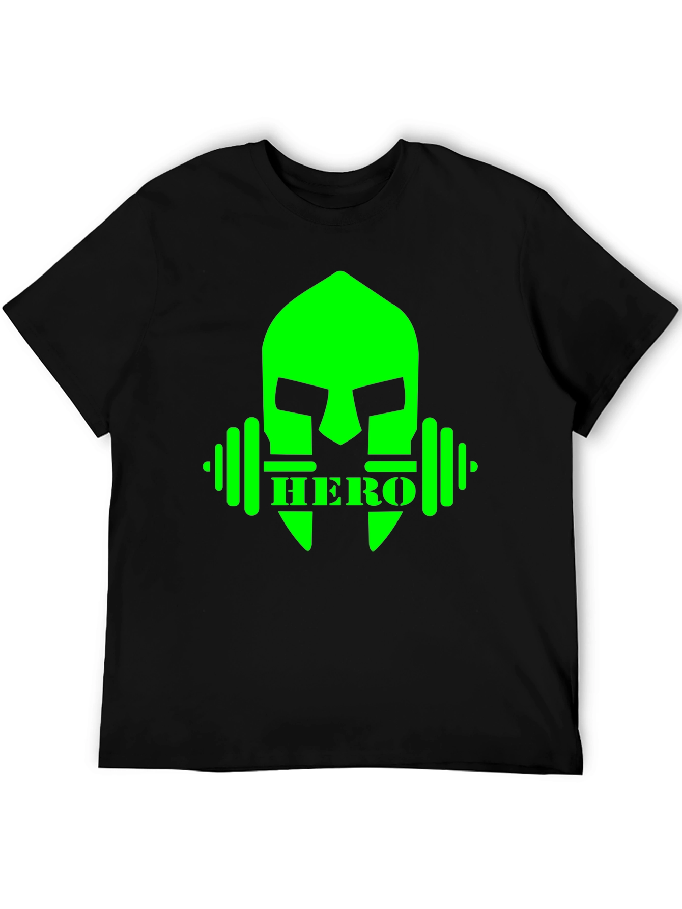 Hero Spartan Gym T-Shirt - Black Fitness Apparel