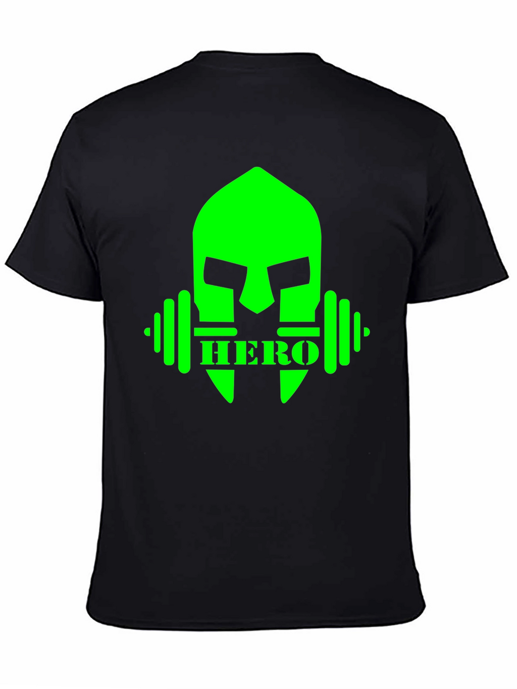 Hero Spartan Gym T-Shirt - Black Fitness Apparel