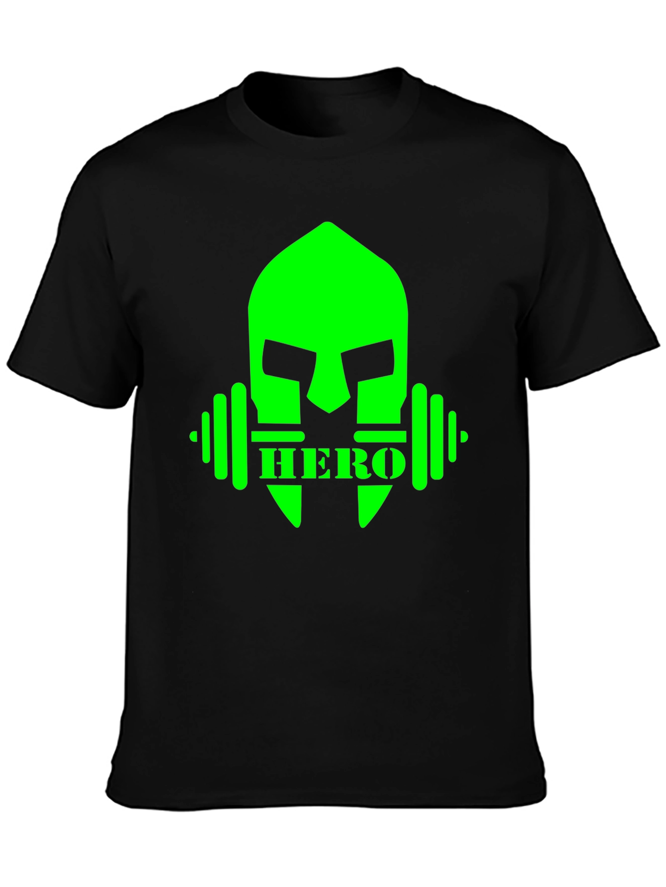Hero Spartan Gym T-Shirt - Black Fitness Apparel