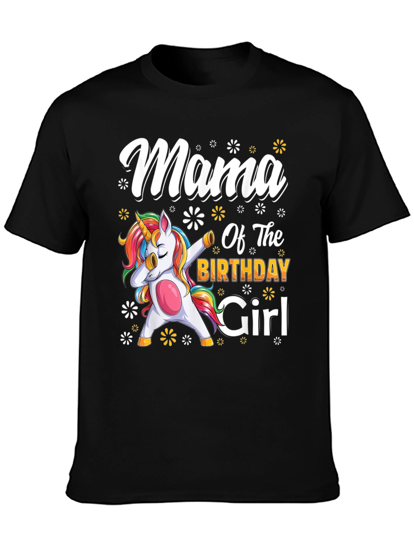 Mama of the Birthday Girl Unicorn T-Shirt