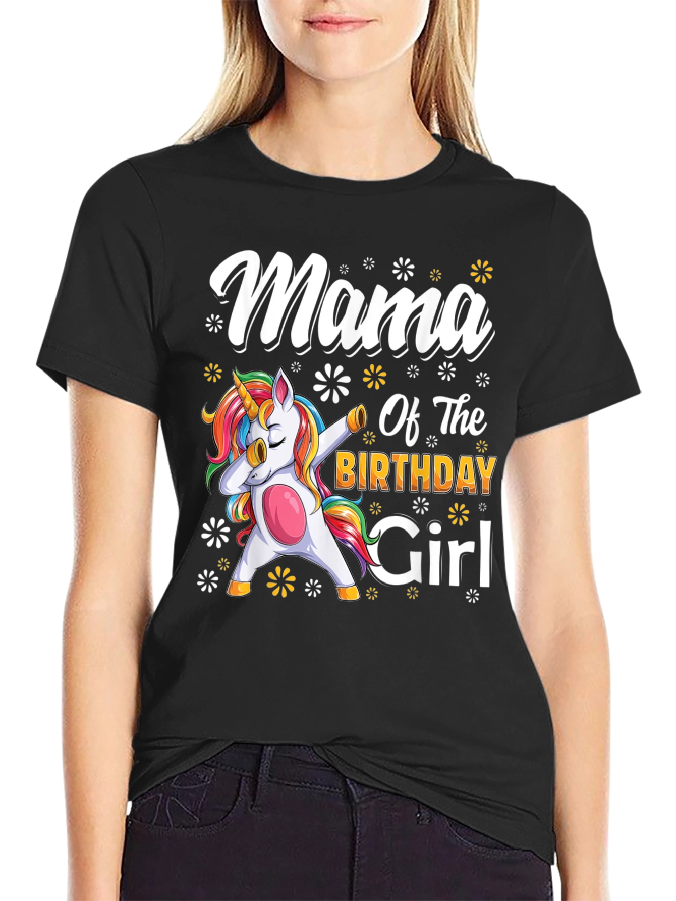 Mama of the Birthday Girl Unicorn T-Shirt