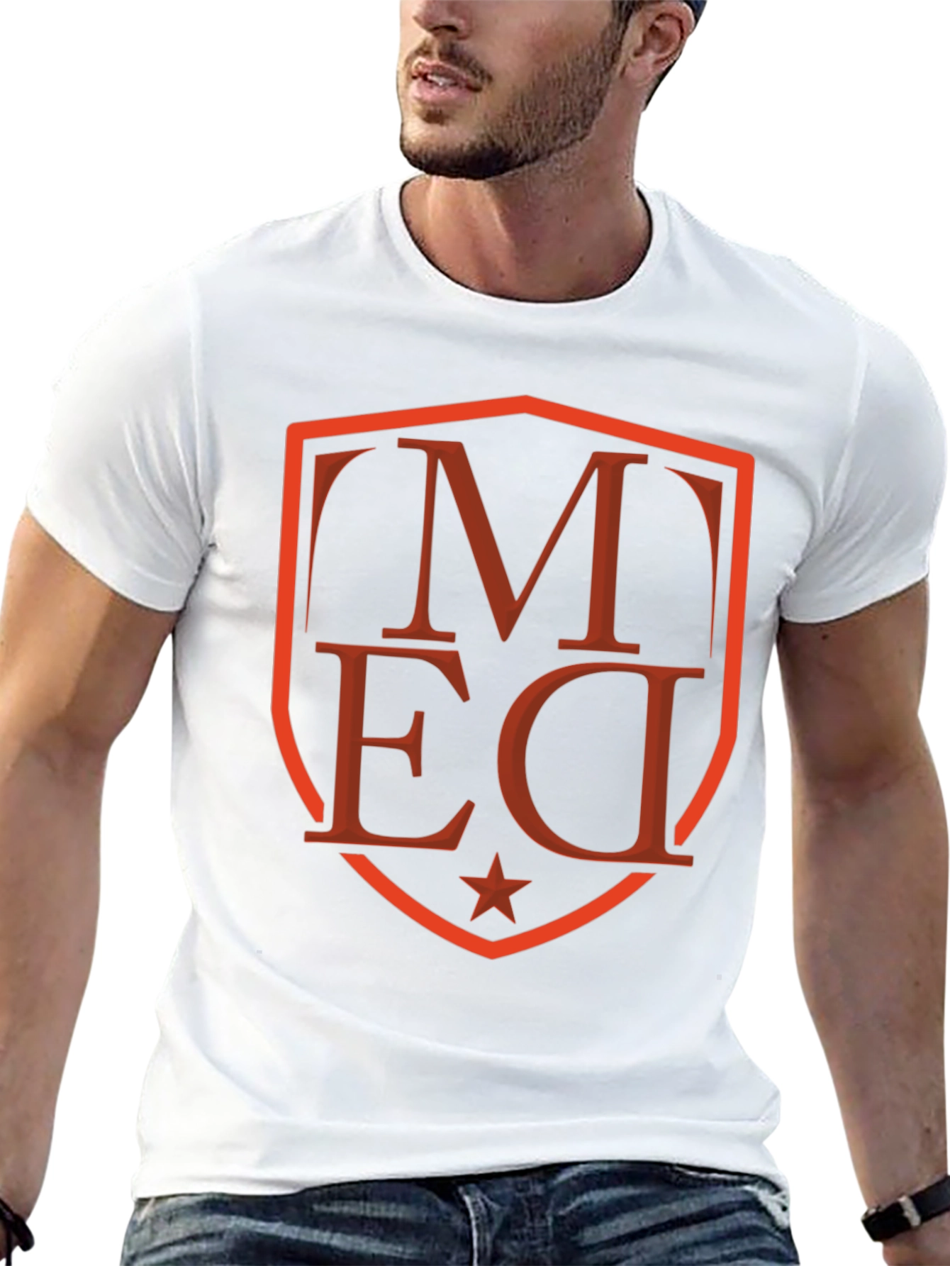 Graphic Shield Tee - Modern Streetwear Style
