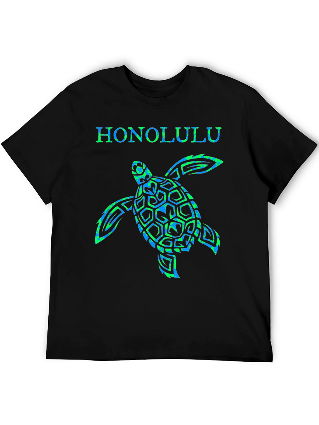 Honolulu Turtle Graphic T-Shirt