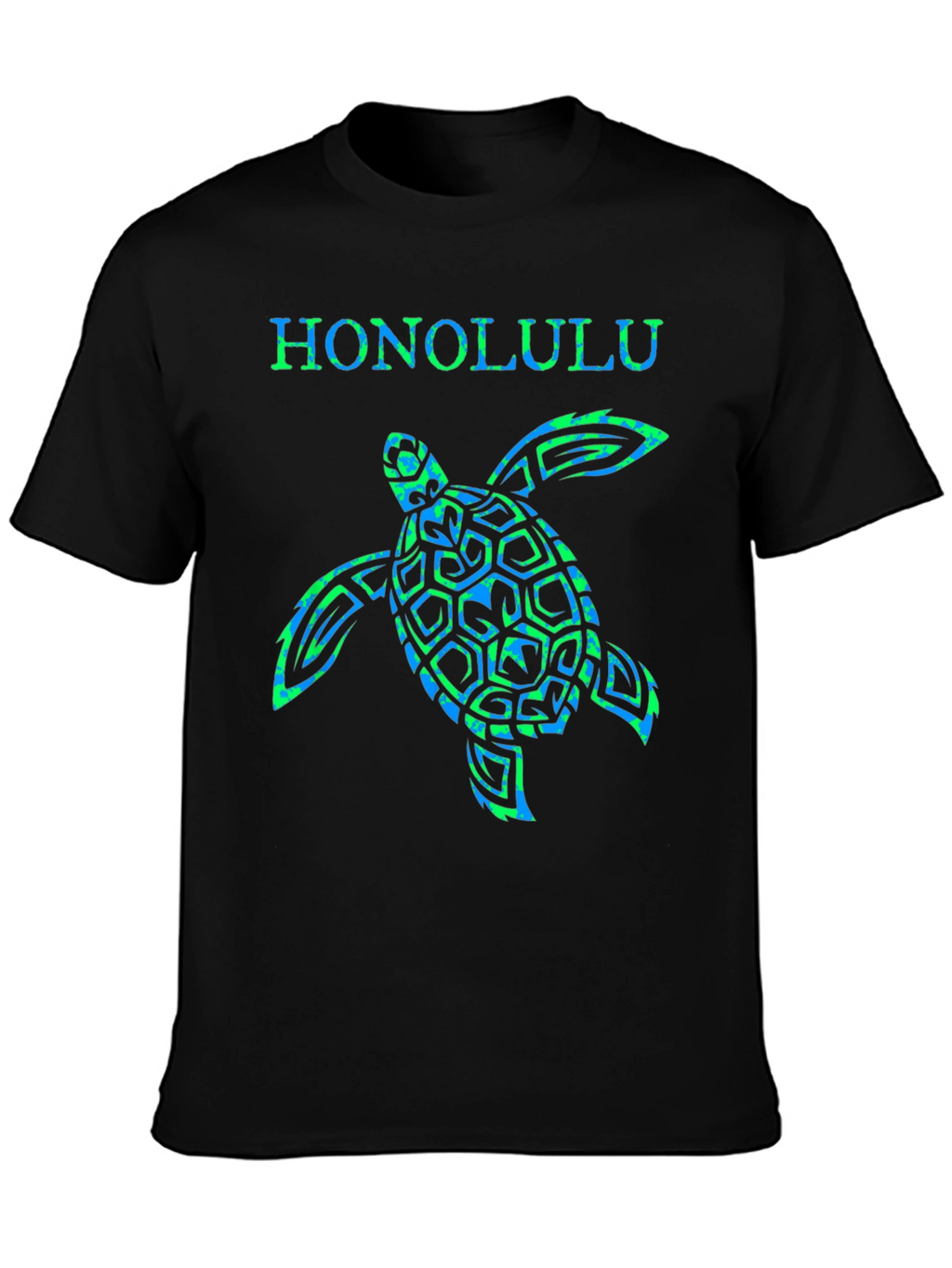 Honolulu Turtle Graphic T-Shirt